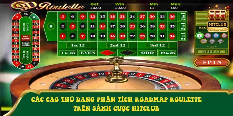 Các cao thủ đang phân tích Roadmap Roulette trên sảnh cược HitClub