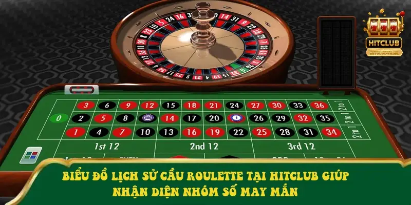 Biểu đồ lịch sử cầu Roulette tại HitClub giúp nhận diện nhóm số may mắn